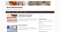 Desktop Screenshot of blogmanualidades.com