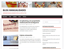 Tablet Screenshot of blogmanualidades.com